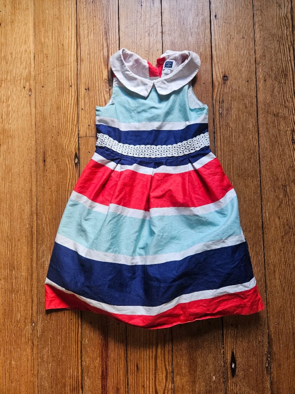 Janie and Jack sweet red, white and blue dress!